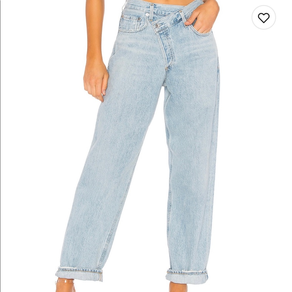 AGOLDE Criss Cross Upsized Jeans